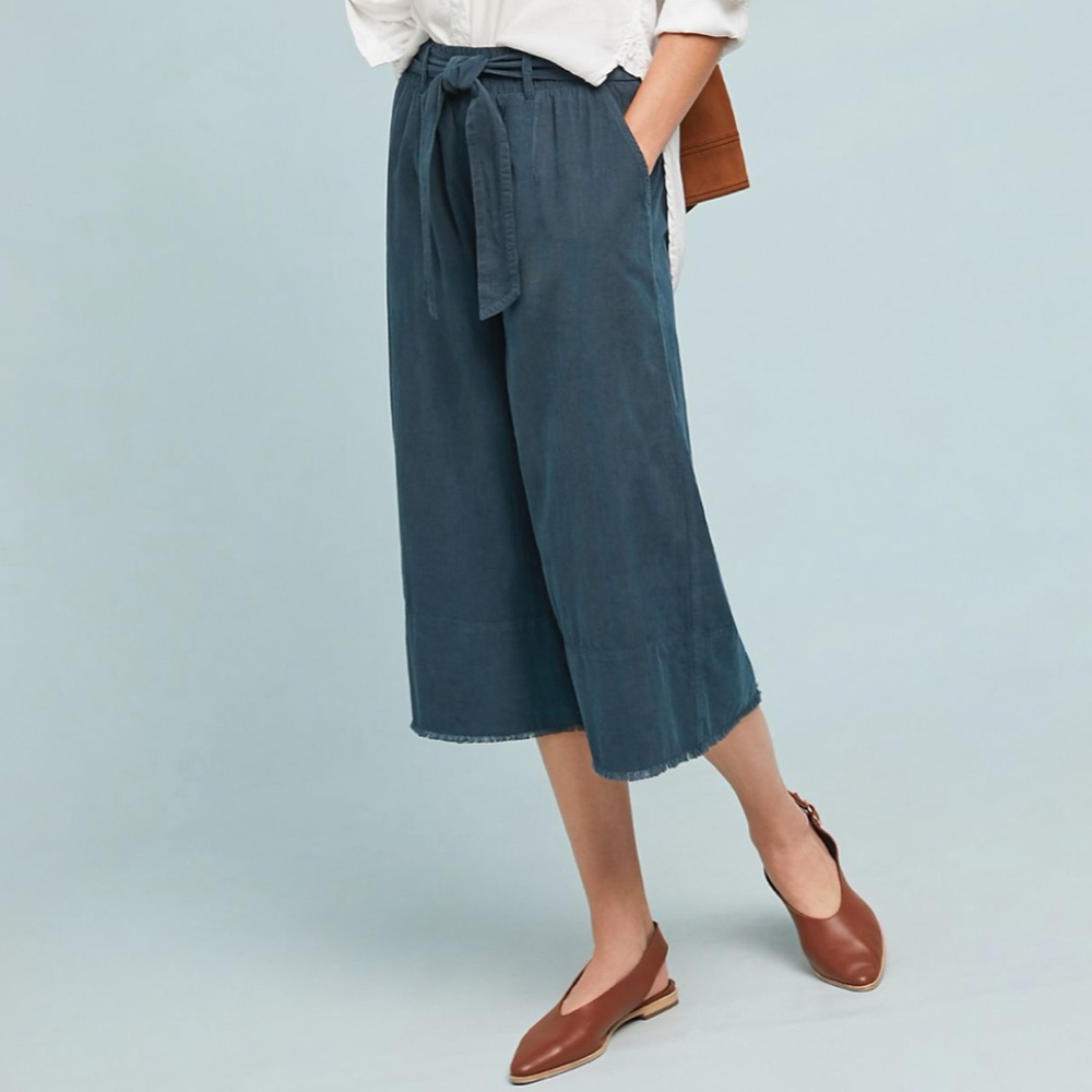 Cloth & Stone Blue Wide Leg Pants